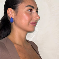 Orecchino Zelen Blu Elettrico