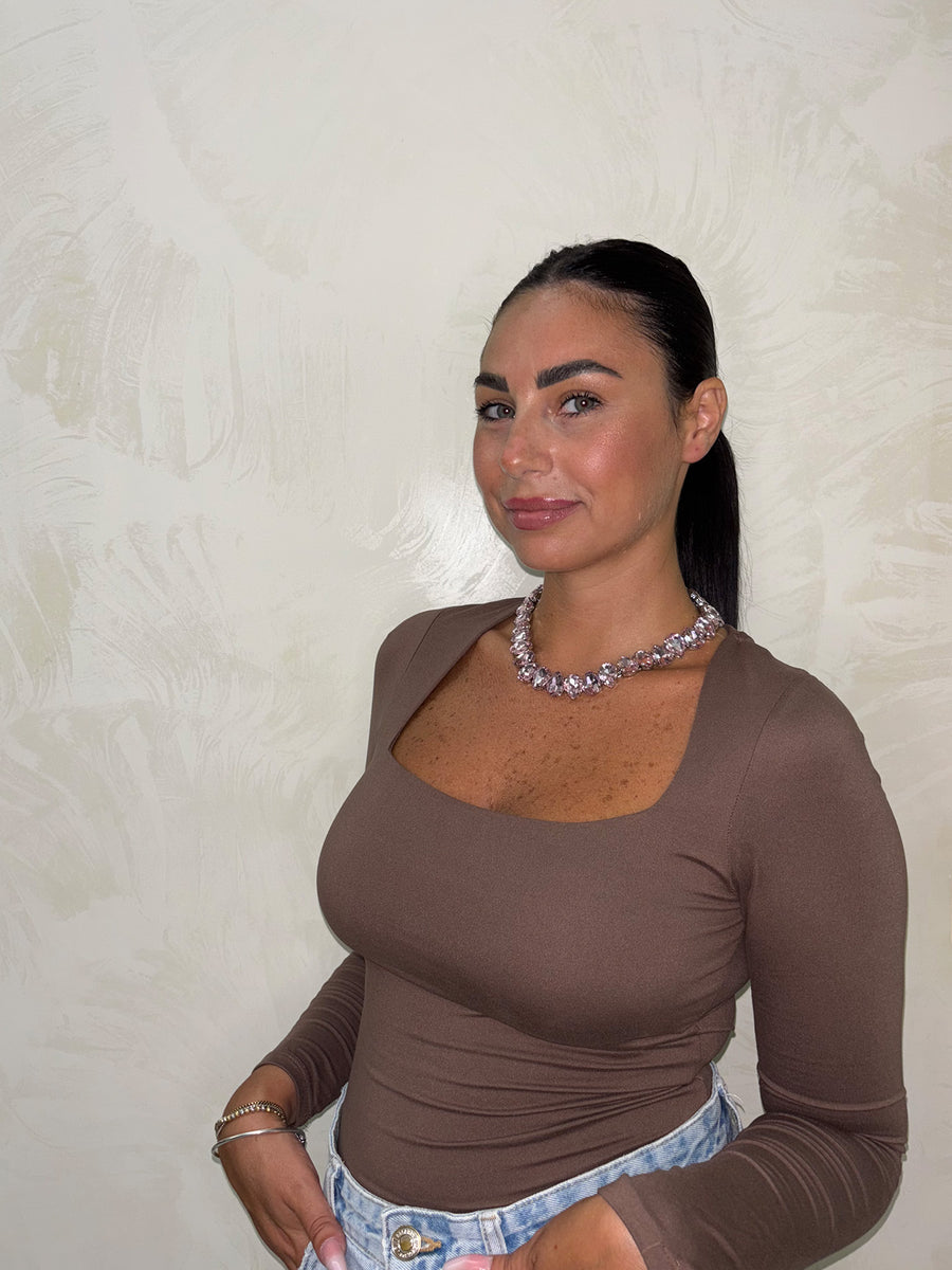 Collana Diamonds Rosa