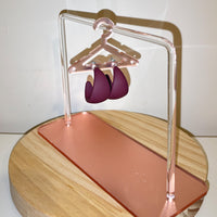 Orecchino Zelen bordeaux